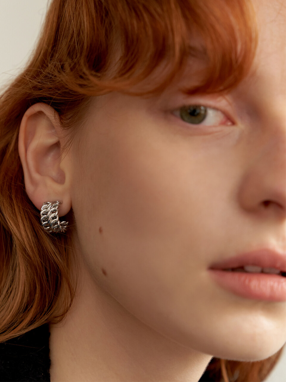 Bold Chain Earring (2color)