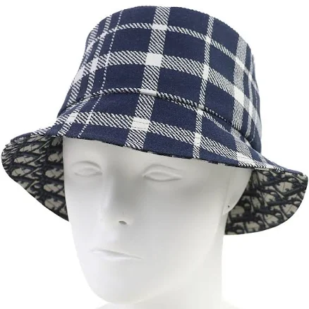 DIOR Women's Reversible Check'n'dior Pop Bucket Hat