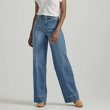 Lee Women's Legendary High Rise Trouser Jeans
