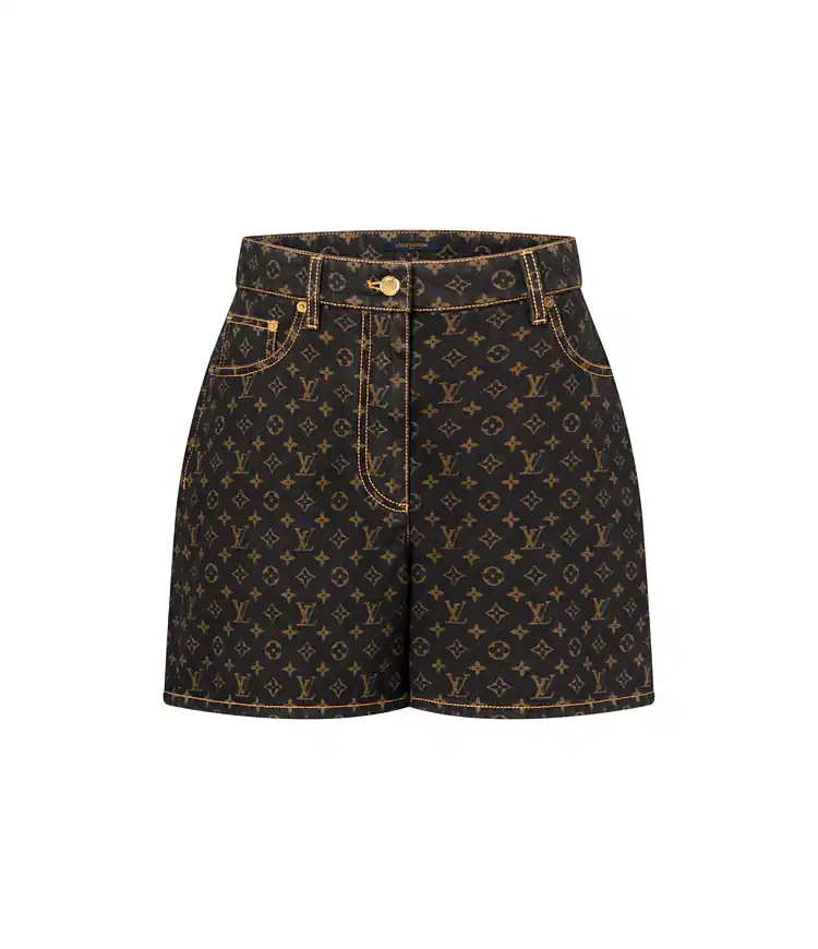 Monogram Accent Bermuda Shorts