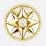 DIOR Women's 18k Yellow Gold Rose Des Vents Diamond and Mother-Of-Pearl Earrings