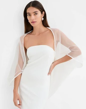 Marcella Stella Bolero Top Mesh Women's Size