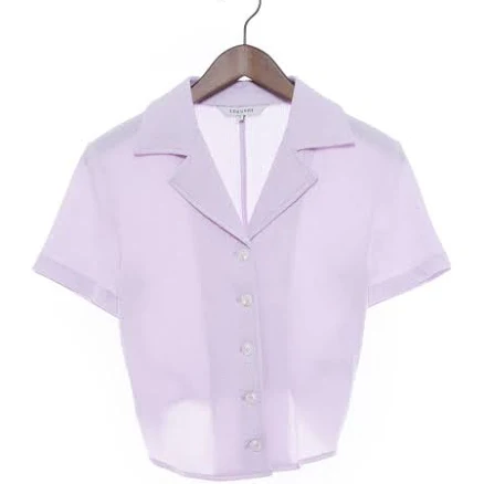 Loeuvre Crinkle Shirring Blouse