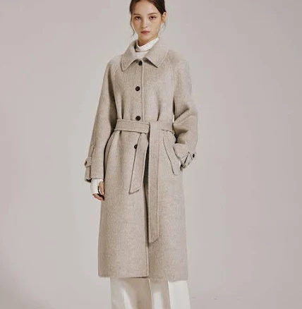 W Concept Nouve Soft Wool Raglan Coat