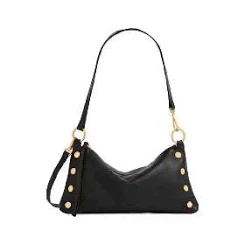 Hammitt Kyle Brushed Gold Red Zip Handbag