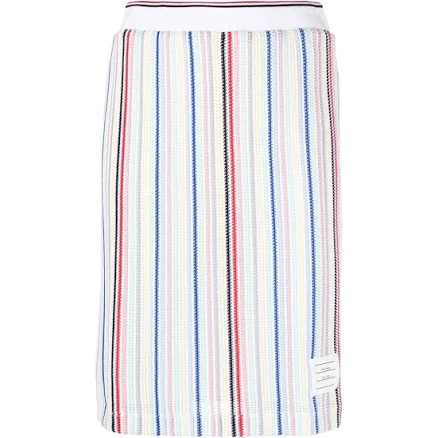Thom Browne Women's Striped Straight Skirt
