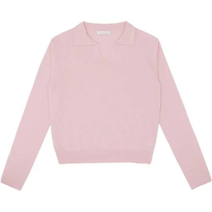 PIV'VEE Open Collar Knit Pullover