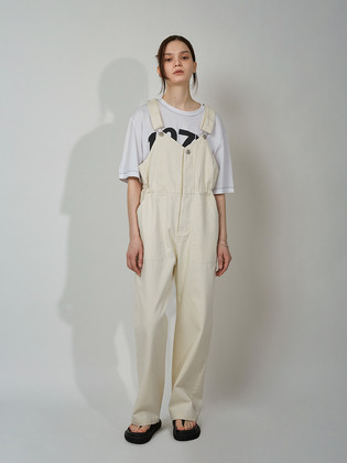 Ellon V-neck Denim Overall