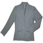 Three Button Jacket - Charcoal