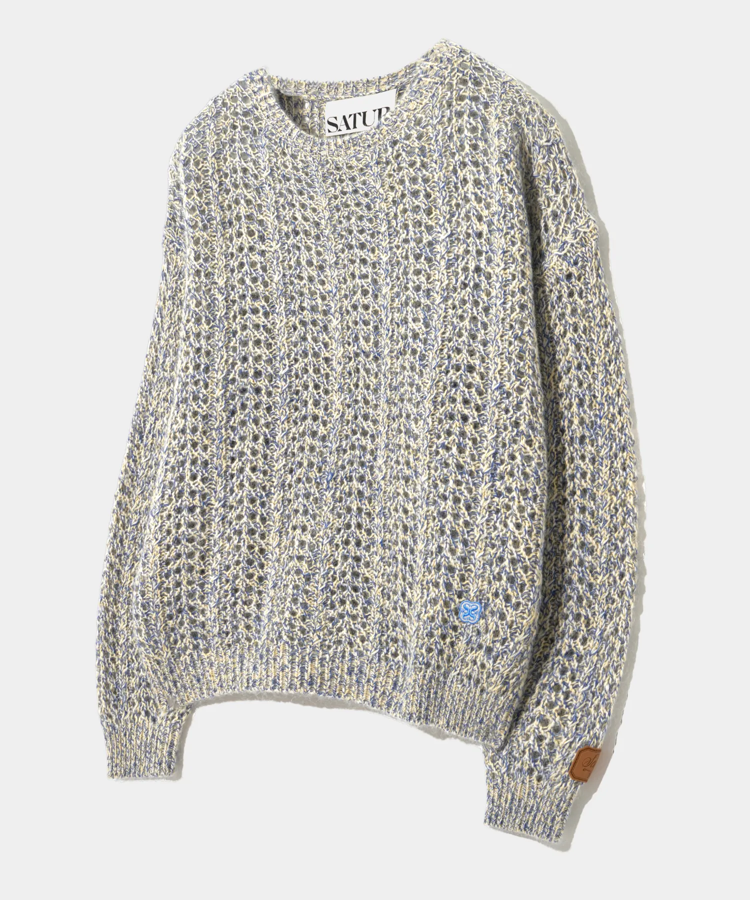 Ibiza mohair knit soft blue