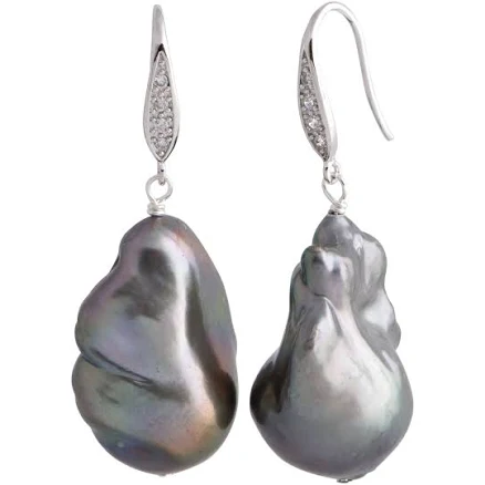 Amosa Baroque Pearl Drop Earrings