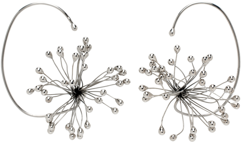 Silver Pistil Earrings
