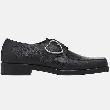 Martine Rose Men's Square-Toe Buckle Loafers