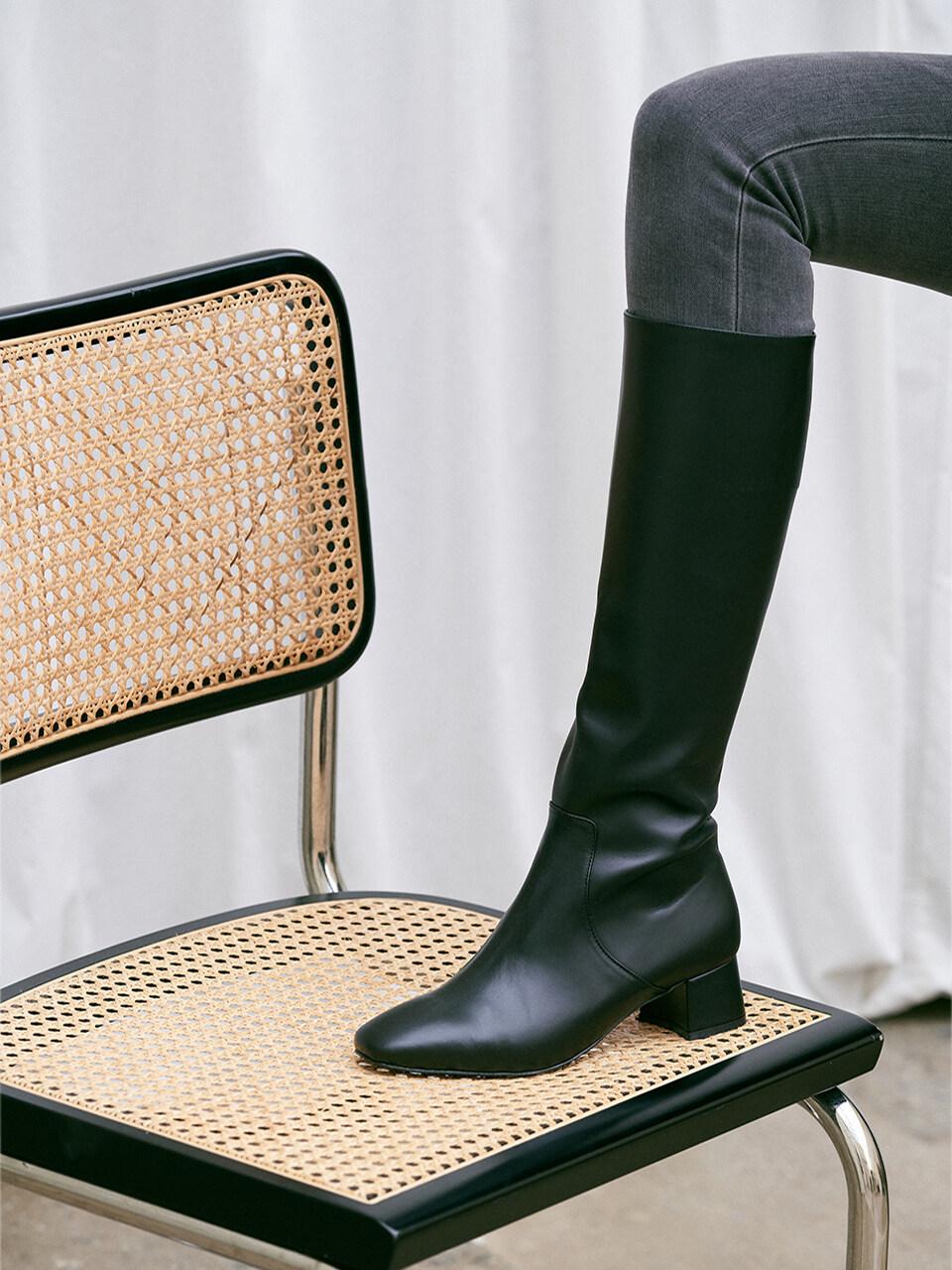 Tania Long Boots Black