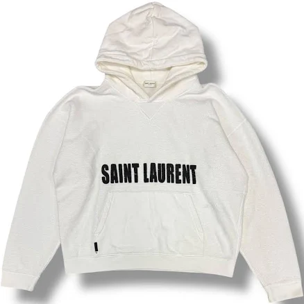 Saint Laurent Logo Motif Hoodie