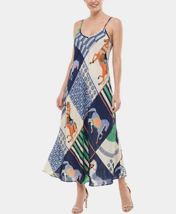 Horse Print Maxi Dress