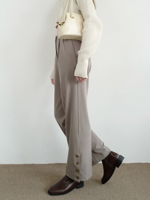 Button Slit Slacks