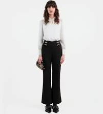 Lustre Satin Double-Layer Blouse - 4 / White