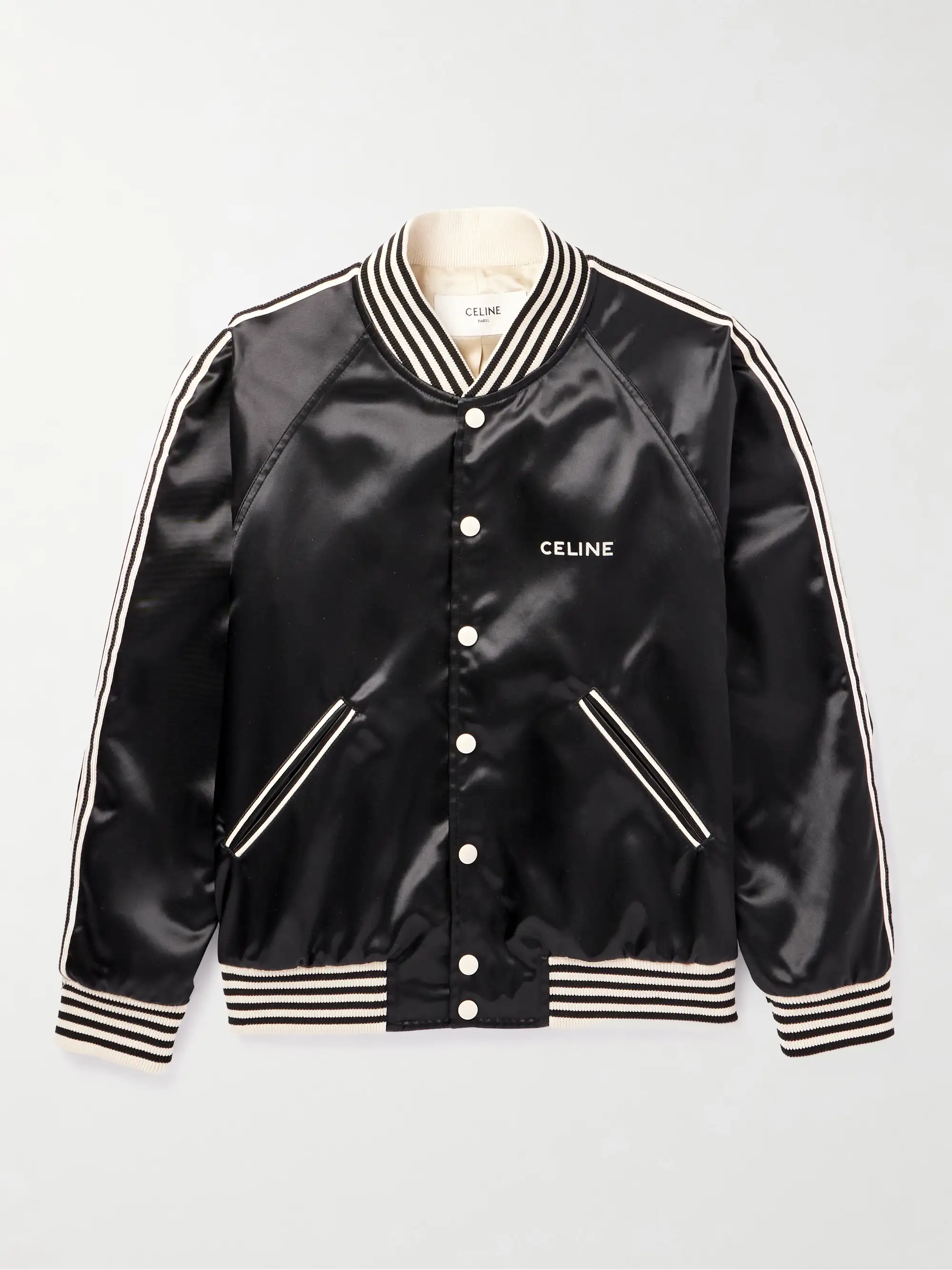 Satin Varsity Jacket
