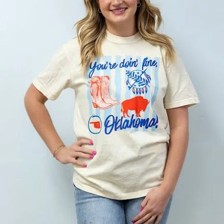 Youre Doing Fine Oklahoma Graphic Tee