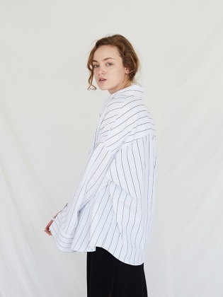 Basic Boxy Striped Shirt