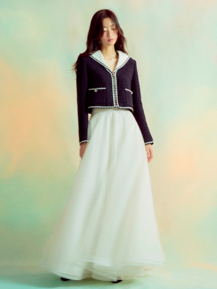 Half Moon Skirt - White