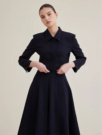 W Concept HAGAHI Cropped Tailored Jacket