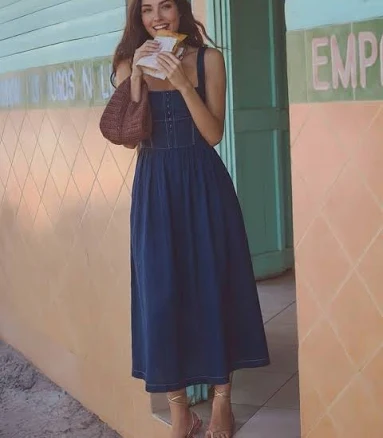Fit And Flare Midi Dress