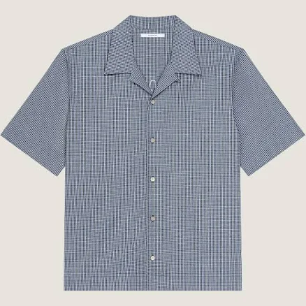 Givenchy Men's Checked Cotton Bowling Shirt