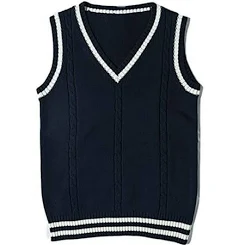 Women's Casual V-Neck Sleeveless Sweater VestWomen's Casual V-Neck Sleeveless Sweater Vest