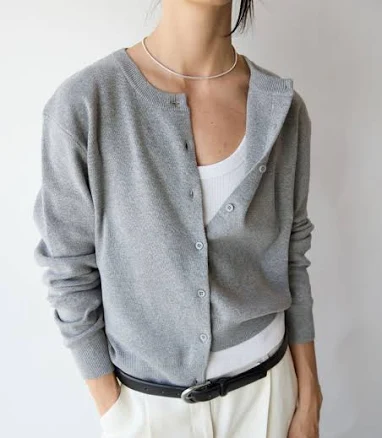 OAK + FORT Button Up Cardigan