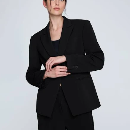 Kenneth Cole Women's Luxe Twill Slim Fit Blazer