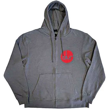 Blur Circle Logo Zipped Hoodie