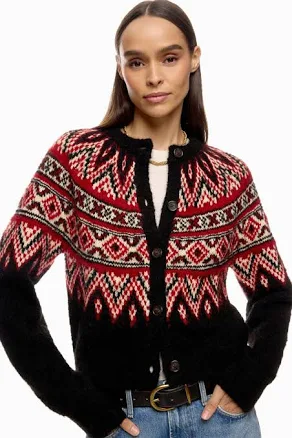 Polo Ralph Lauren Women's Fair Isle Alpaca-blend Cardigan