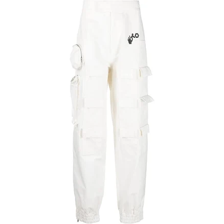 Off-White - x teenage engineering cargo pants - men - Cupro/Cotton/Cotton/Viscose - 52