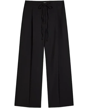 Róhe Women's Wool-blend Straight-leg Trousers with Drawstring