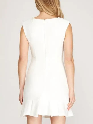 Adeline Square Neck Knit Dress