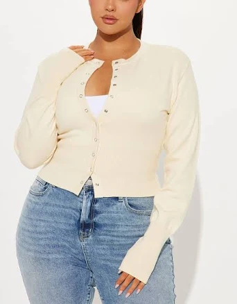 Fashion Nova Women's Cropped Cardigan