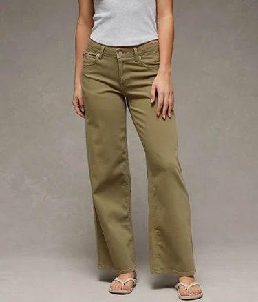 AE Women's Low-Rise Ultra Wide-Leg Pants
