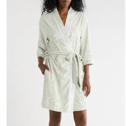 JACLYN Women's Embossed Honey Knit Robe