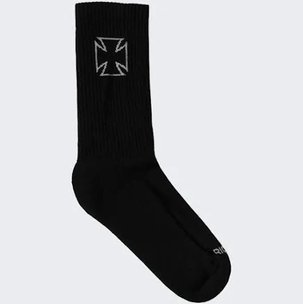 VETEMENTS Black Biker Cross Socks