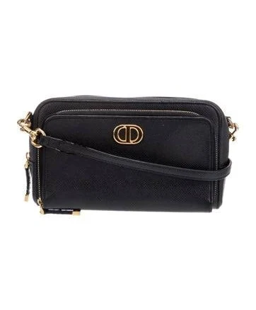 Dior Caro Leather Shoulder Bag