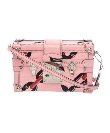 Louis Vuitton Petite Malle Chain-Print Shoulder Bag
