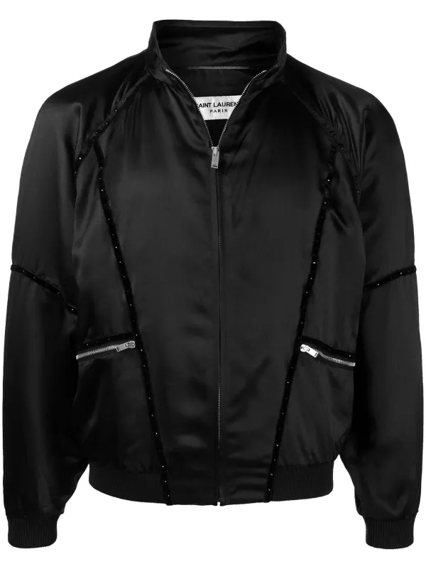 Teddy 80s Zip Bomber Jacket