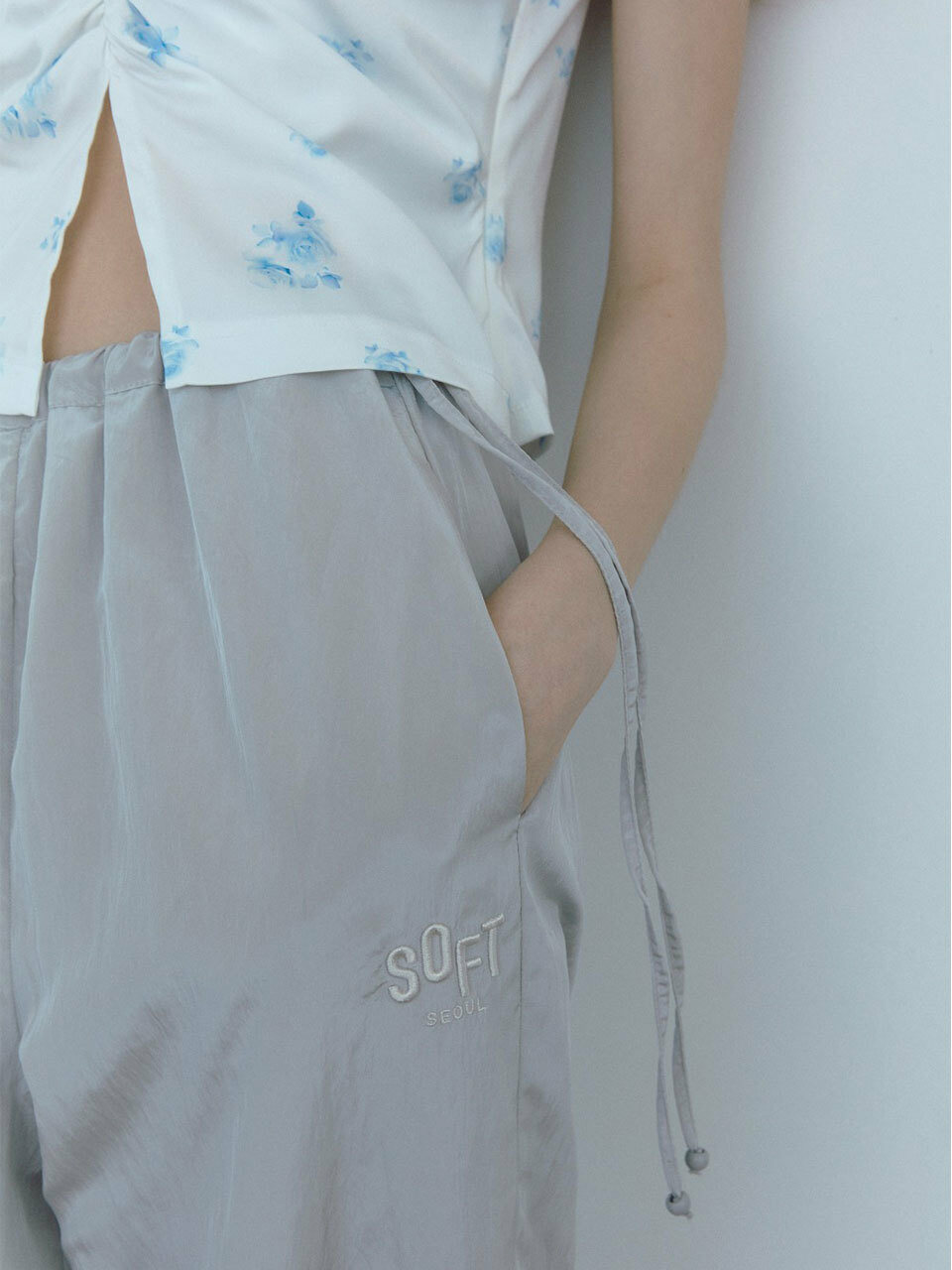 Glossy Satin Pants