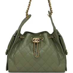 CHANEL Small 25 Hobo Bag in Caviar with Antique Gold Hardware