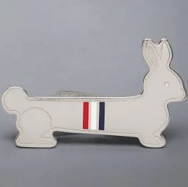 Sterling Silver Rabbit Tie Bar