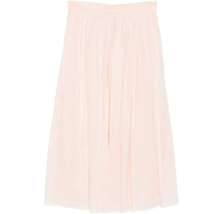 Chloé Pleated Midi Skirt