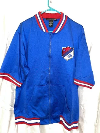 Le Jean De Marithe Francois Girbaud Varsity 38 Jacket Track Sweatshirt