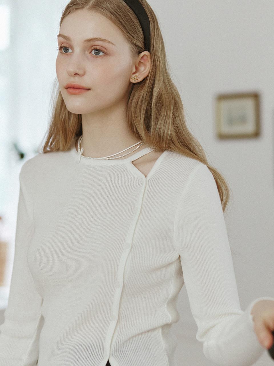 Giza Cotton Textured Knit Top